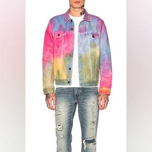 Levi's Vibrant Tie-Dye Jacket Sz L Unisex New With Tag
